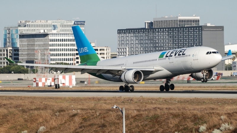 Photo of EC-NEN - LEVEL Airbus A330-200 at LAX on AeroXplorer Aviation Database