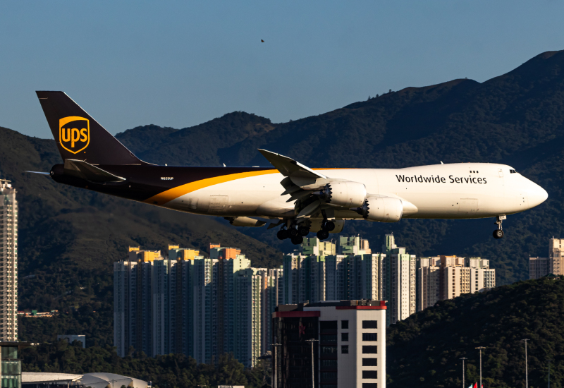 Photo of N623UP - United Parcel Service Boeing 747-8F at HKG on AeroXplorer Aviation Database