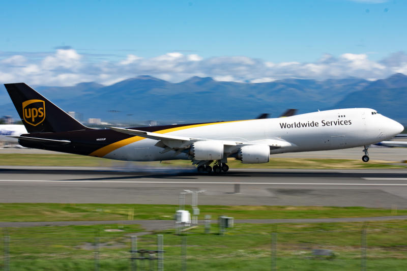 Photo of N622UP - United Parcel Service Boeing 747-8F at ANC on AeroXplorer Aviation Database