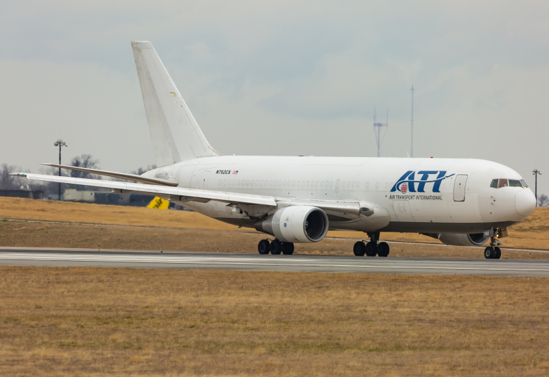 Photo of N762CX - ATI International  Boeing 767-200F at BWI on AeroXplorer Aviation Database