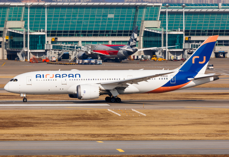 Photo of JA803A - AirJapan Boeing 787-8 at icn on AeroXplorer Aviation Database