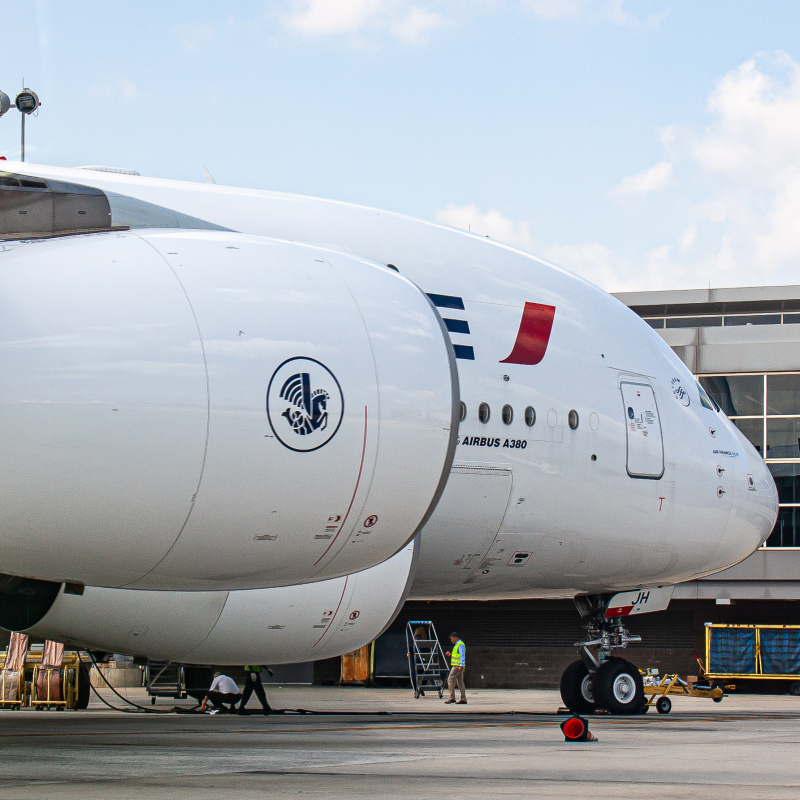 Photo of F-HPJH - Air France Airbus A380-800 at IAD on AeroXplorer Aviation Database