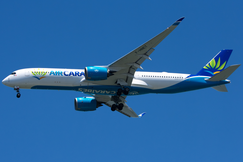 Photo of F-HNET - Air Caraibes Airbus A350-900 at SFO on AeroXplorer Aviation Database