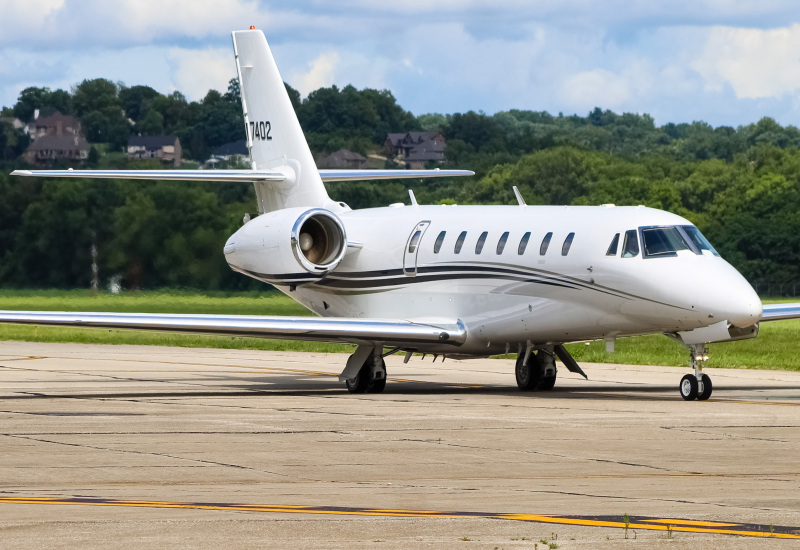 Photo of N7402 - PRIVATE Cessna 680 Citation Sovereign  at LUK on AeroXplorer Aviation Database