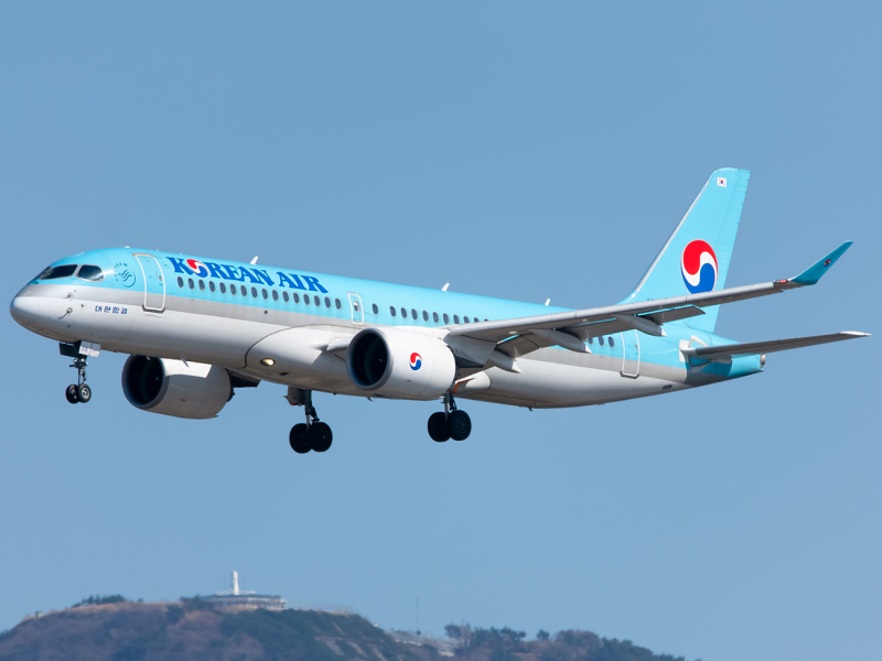 Photo of HL8315 - Korean Air Airbus A220-300 at PUS on AeroXplorer Aviation Database