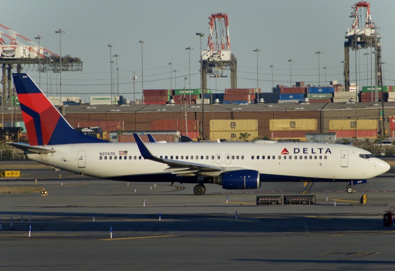 Photo of N3747D - Delta Airlines Boeing 737-800 at EWR on AeroXplorer Aviation Database