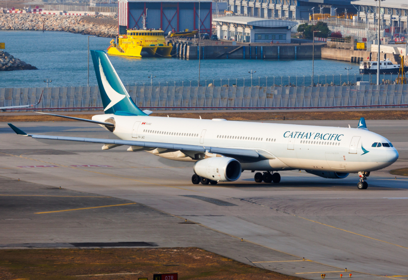 Photo of B-LAZ - Cathay Pacific Airbus A330-300 at HKG on AeroXplorer Aviation Database