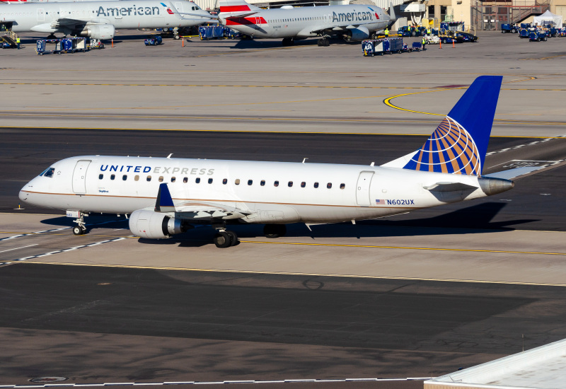 Photo of N602UX - United Airlines Embraer E175 at PHX on AeroXplorer Aviation Database