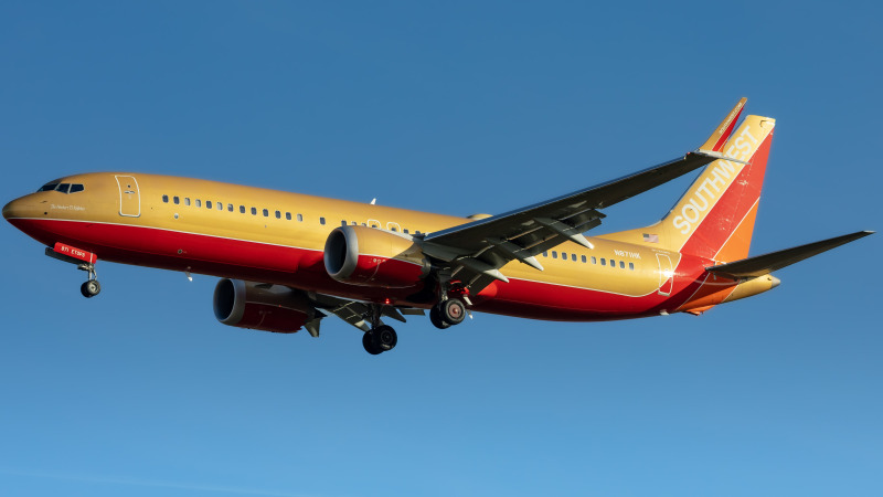 Photo of N871HK - Southwest Airlines Boeing 737 MAX 8 at IAH on AeroXplorer Aviation Database