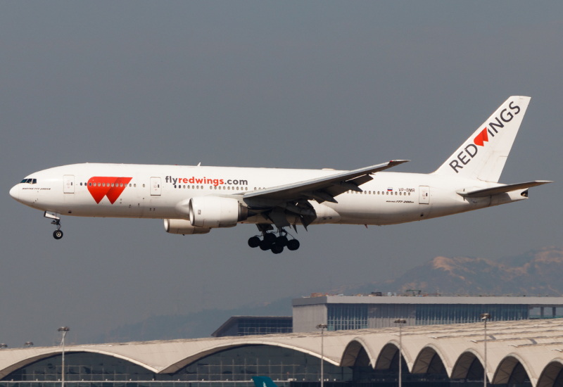 Photo of VP-BMR - RED WINGS AIRLINES  Boeing 777-200ER at HKG on AeroXplorer Aviation Database