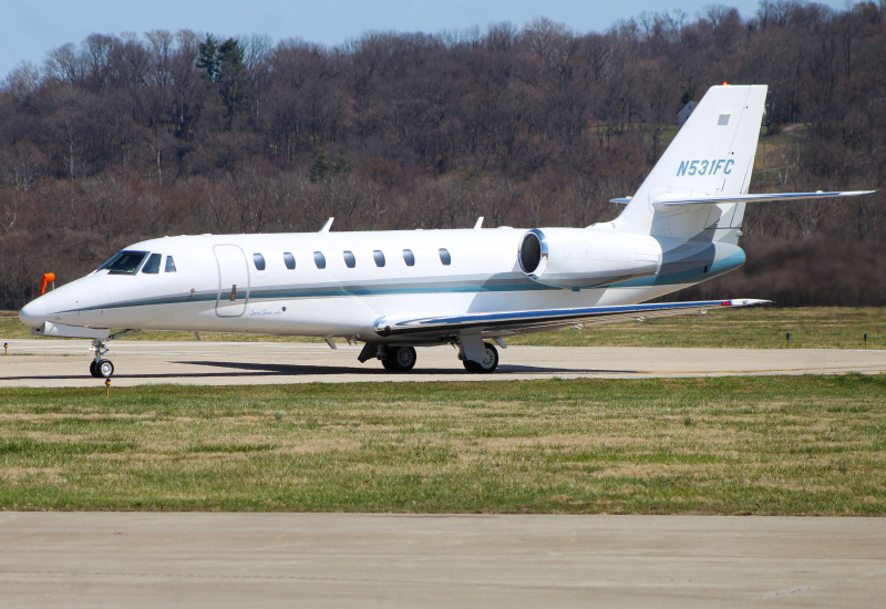 Photo of N531FC - PRIVATE Cessna Citation 680 Sovereign  at LUK on AeroXplorer Aviation Database
