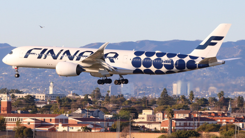 Photo of OH-LWL - Finnair Airbus A350-900 at LAX on AeroXplorer Aviation Database