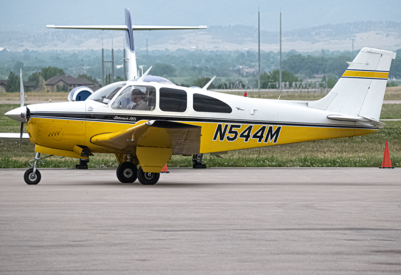 Photo of N544M - PRIVATE Beechcraft 35 Bonanza  at FNL on AeroXplorer Aviation Database