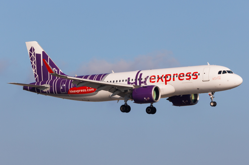 Photo of B-LCS - HK express Airbus A320NEO at HKG on AeroXplorer Aviation Database