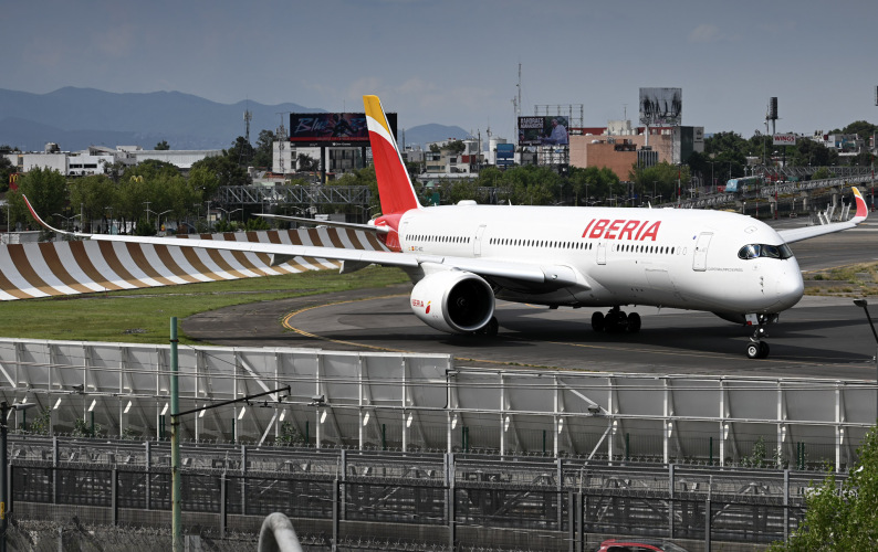 Photo of EC-NXC - Iberia Airbus A350-900 at MEX on AeroXplorer Aviation Database