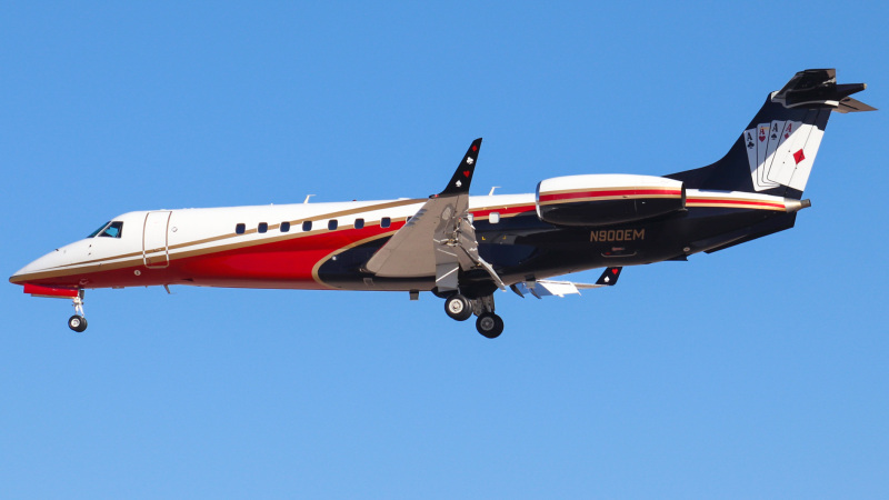 Photo of N900EM - PRIVATE Embraer Legacy 600 at LAS  on AeroXplorer Aviation Database
