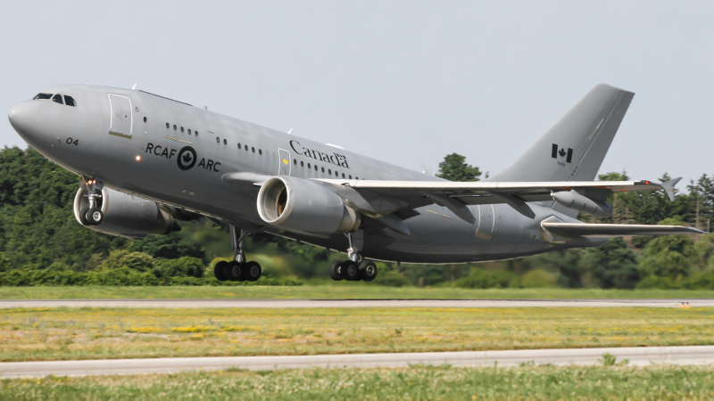 Photo of 15004 - Royal Canadian Air Force Airbus CC-150 Polaris at YHM on AeroXplorer Aviation Database