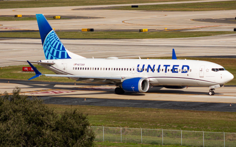 Photo of N27268 - United Airlines Boeing 737 MAX 8 at TPA on AeroXplorer Aviation Database
