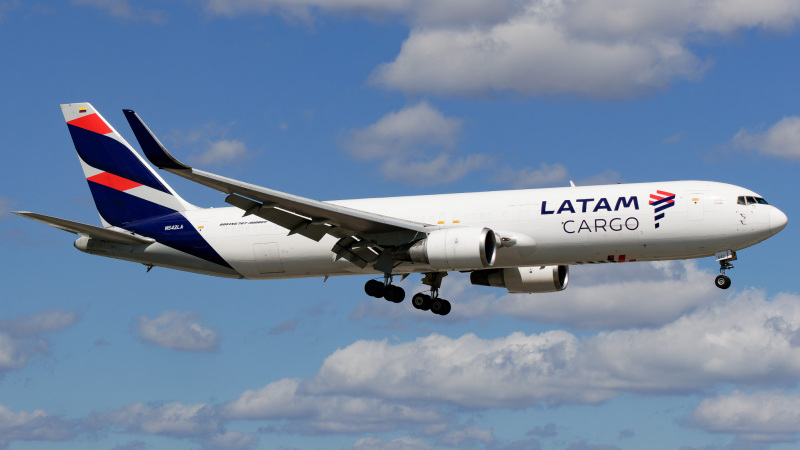 Photo of N542LA - LATAM Cargo Boeing 767-300F at MIA on AeroXplorer Aviation Database