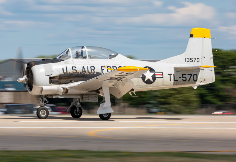 Photo of N14104 - PRIVATE North American T-28B Trojan at OSH on AeroXplorer Aviation Database