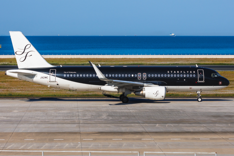Photo of JA21MC - Starflyer Airbus A320NEO at KKJ on AeroXplorer Aviation Database