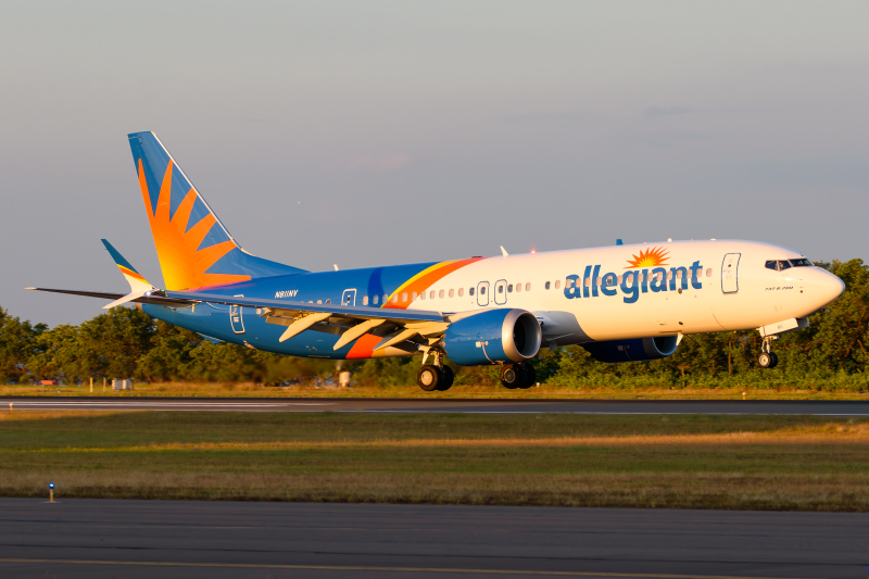 Photo of N811NV - Allegiant  Boeing 737 MAX 8 at PIE on AeroXplorer Aviation Database