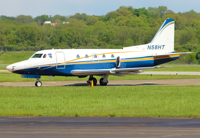 Photo of N58HT - American Air Charter  Rockwell NA-265-65 Sabreliner 65 at LUK on AeroXplorer Aviation Database