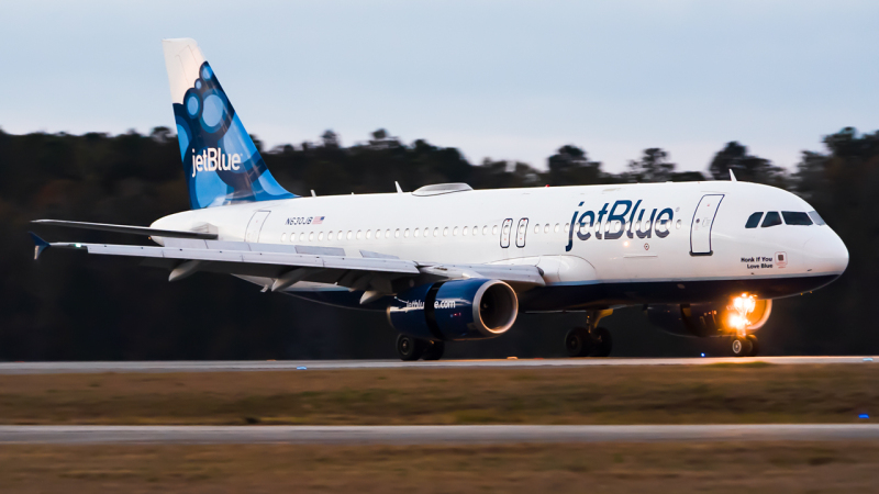 Photo of N630JB - JetBlue Airways Airbus A320-232 at SAV on AeroXplorer Aviation Database