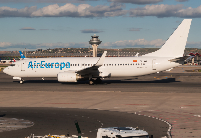 Photo of EC-NVQ - Air Europa Boeing 737-800 at MAD on AeroXplorer Aviation Database