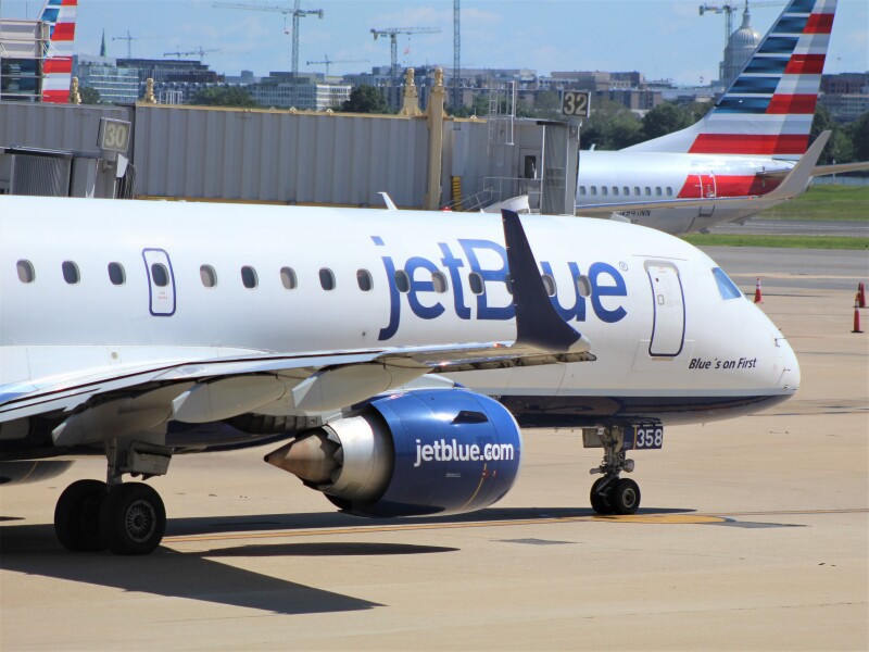 Photo of N358JB - JetBlue Airways Embraer E190 at DCA on AeroXplorer Aviation Database