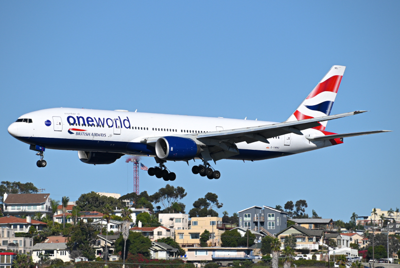 Photo of G-YMMU - British Airways Boeing 777-200ER at SAN on AeroXplorer Aviation Database