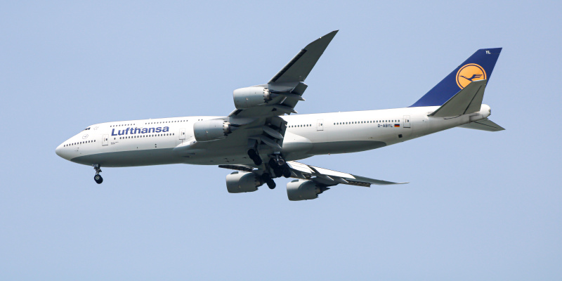 Photo of D-ABYL - Lufthansa Boeing 747-8i at SFO on AeroXplorer Aviation Database