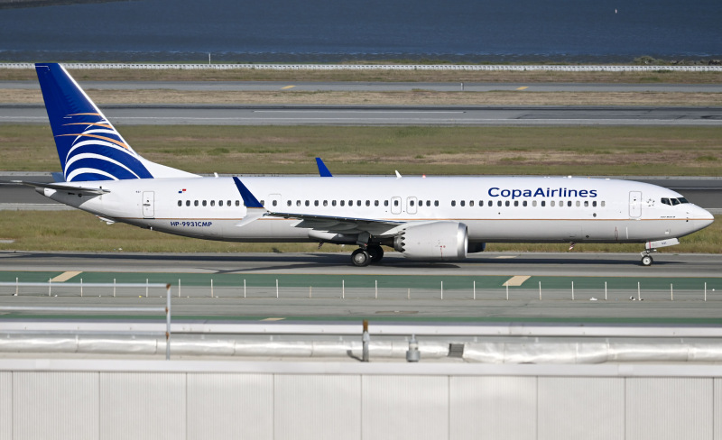 Photo of HP-9931CMP - Copa Airlines Boeing 737 MAX 9 at SFO on AeroXplorer Aviation Database