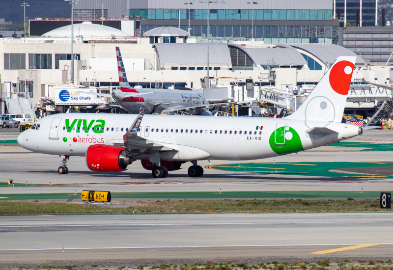 Photo of XA-VIK - VivaAerobus Airbus A320NEO at LAX on AeroXplorer Aviation Database