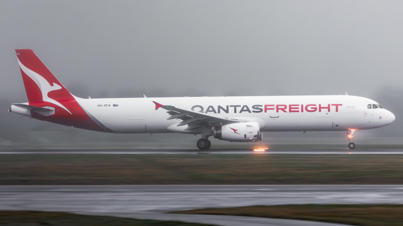 Photo of VH-XF4 - Qantas Freight Airbus A321-200F at CHC on AeroXplorer Aviation Database