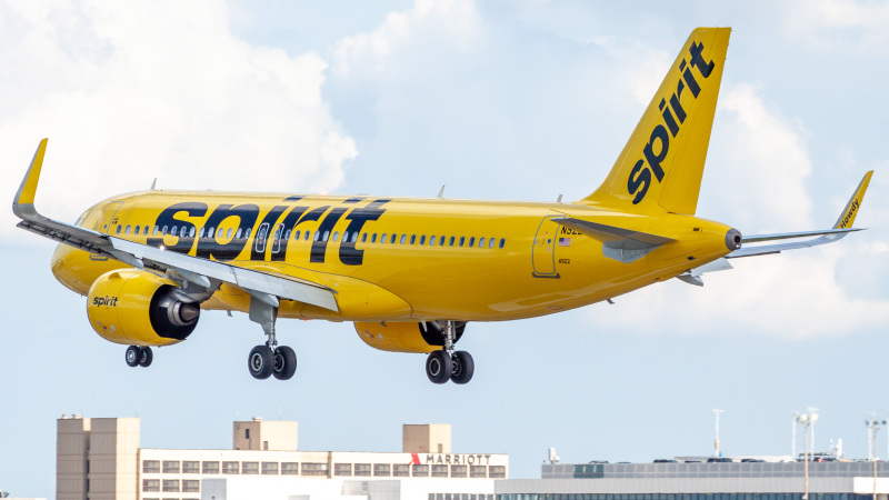 Photo of N922NK - Spirit Airlines Airbus A320NEO at IAH on AeroXplorer Aviation Database
