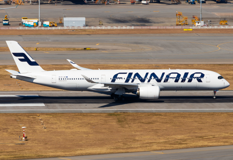 Photo of OH-LWC - Finnair Airbus A350-900 at HKG on AeroXplorer Aviation Database