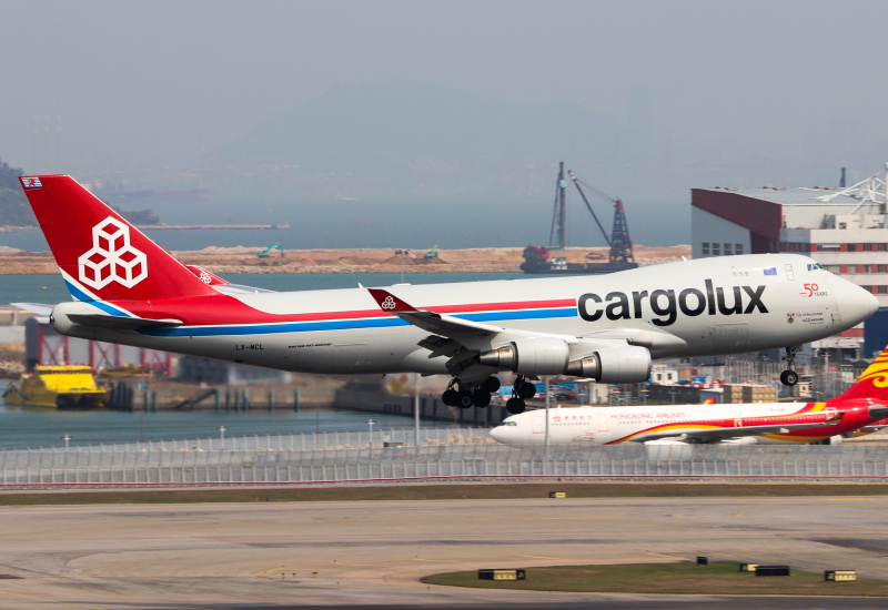 Photo of LX-MCL - CargoLux Boeing 747-400F at HKG on AeroXplorer Aviation Database