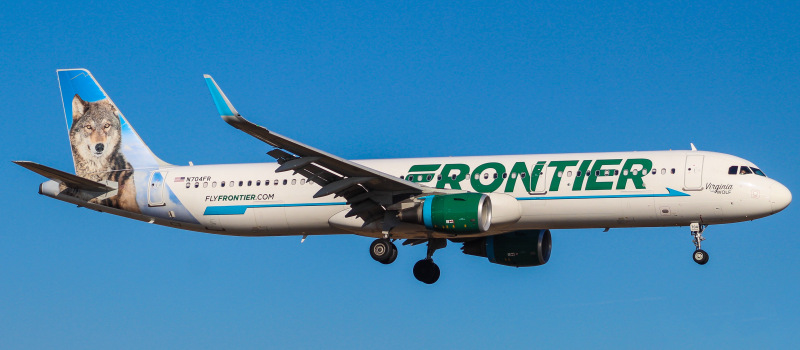 Photo of N704FR - Frontier Airlines Airbus A321-200 at PHL on AeroXplorer Aviation Database