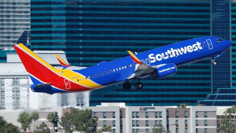 Photo of N8684F - Southwest Airlines Boeing 737-800 at LAS on AeroXplorer Aviation Database