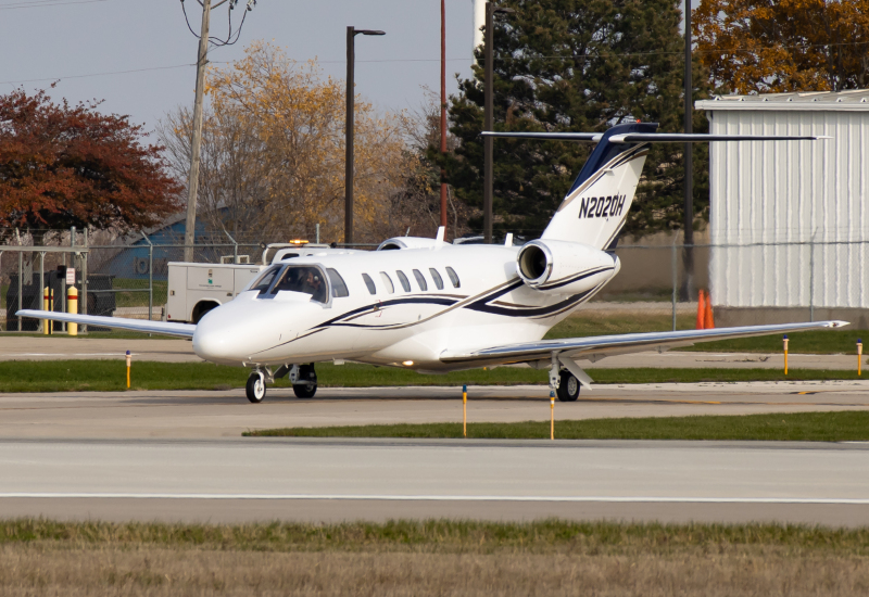 Photo of N2020H - PRIVATE Cessna 525 CitationJet CJ2 at CID on AeroXplorer Aviation Database