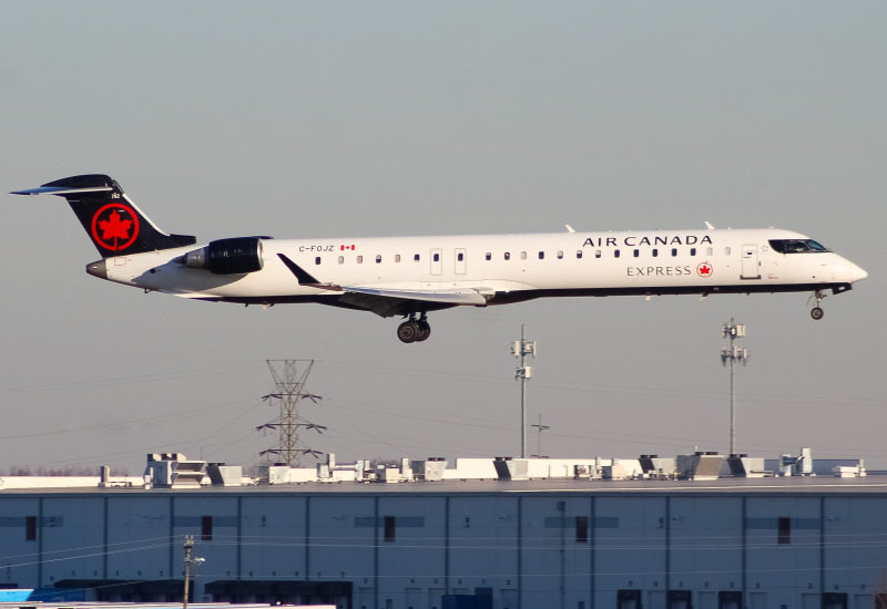 Photo of C-FOJZ - Air Canada Express Mitsubishi CRJ-900 at CVG on AeroXplorer Aviation Database