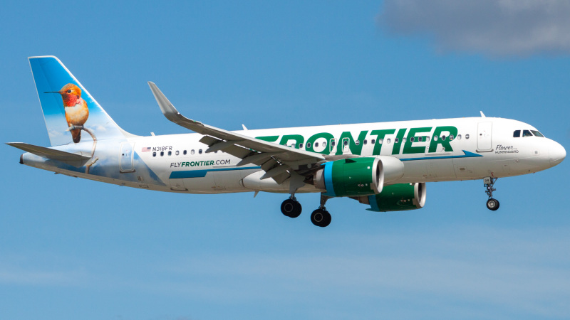 Photo of N318FR - Frontier Airlines Airbus A320NEO at MCO on AeroXplorer Aviation Database