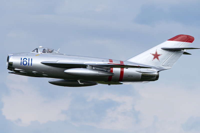 Photo of NX217SH - PRIVATE Mikoyan-Gurevich MiG-17 at TYR on AeroXplorer Aviation Database