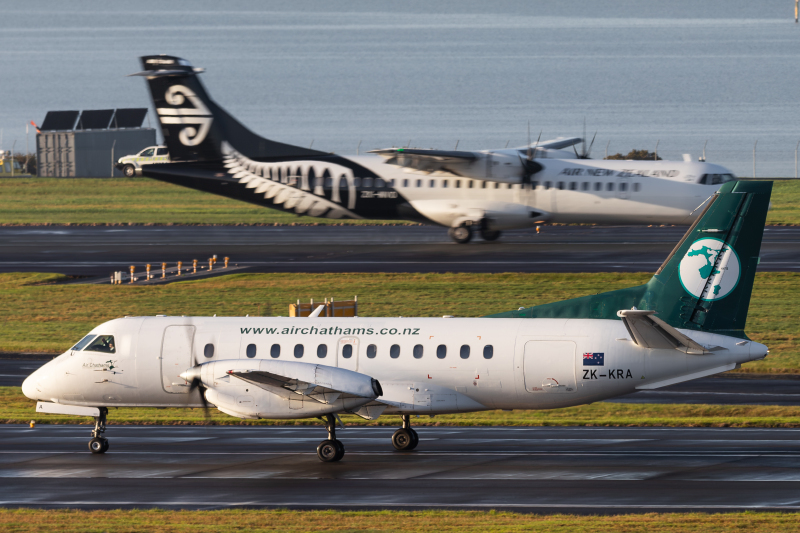 Photo of ZK-KRA - Air Chathams Saab 340 at AKL on AeroXplorer Aviation Database