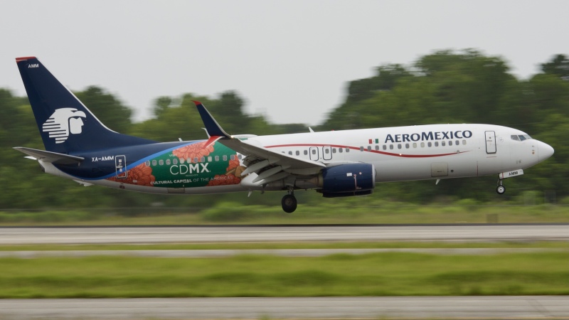 Photo of XA-AMM - Aeromexico Boeing 737-800 at IAH on AeroXplorer Aviation Database
