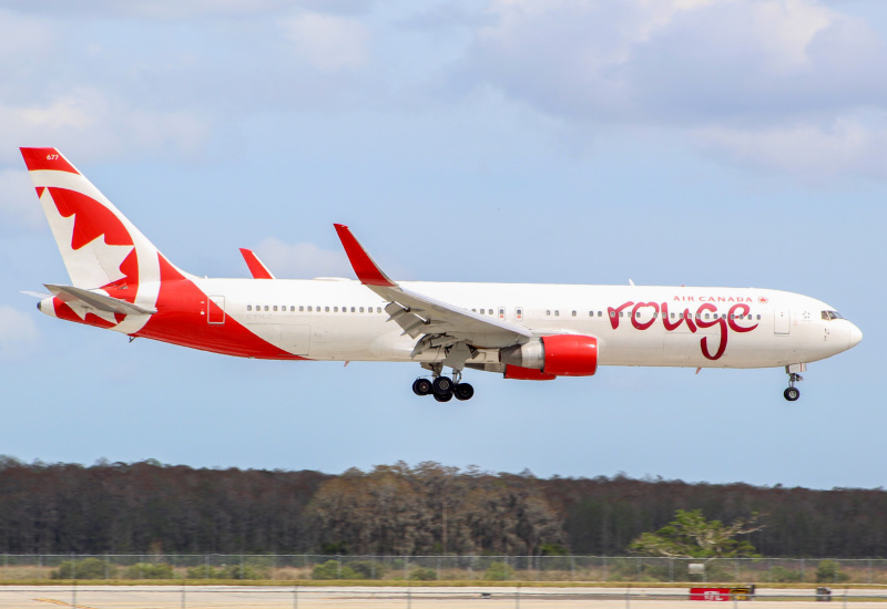 Photo of C-FMLZ - Air Canada Rouge Boeing 767-300 at MCO on AeroXplorer Aviation Database