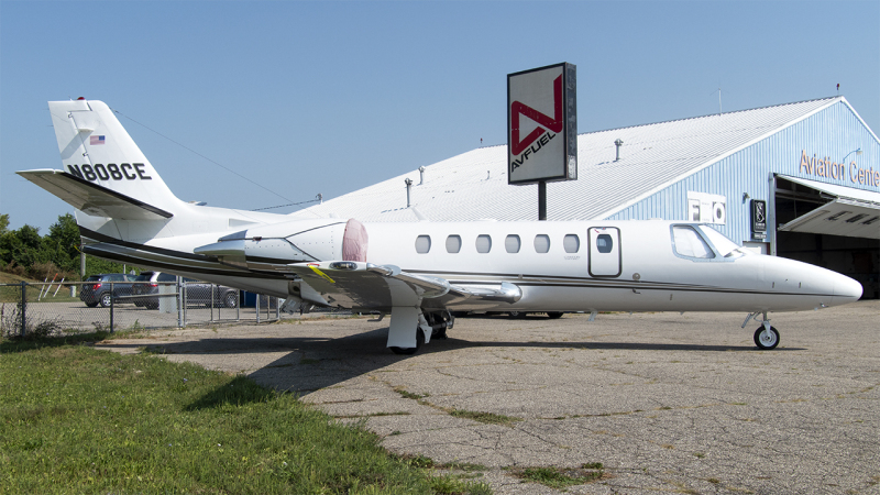 Photo of N808CE - PRIVATE C560 at ARB on AeroXplorer Aviation Database