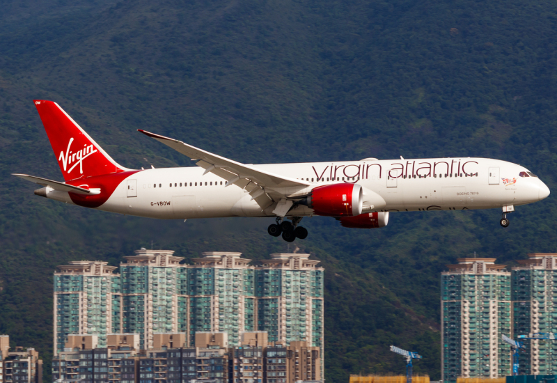 Photo of G-VBOW - Virgin Atlantic Boeing 787-9 at HKG on AeroXplorer Aviation Database