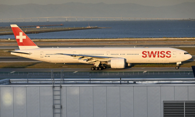 Photo of HB-JNE - Swiss International Air Lines Boeing 777-300 at SFO on AeroXplorer Aviation Database